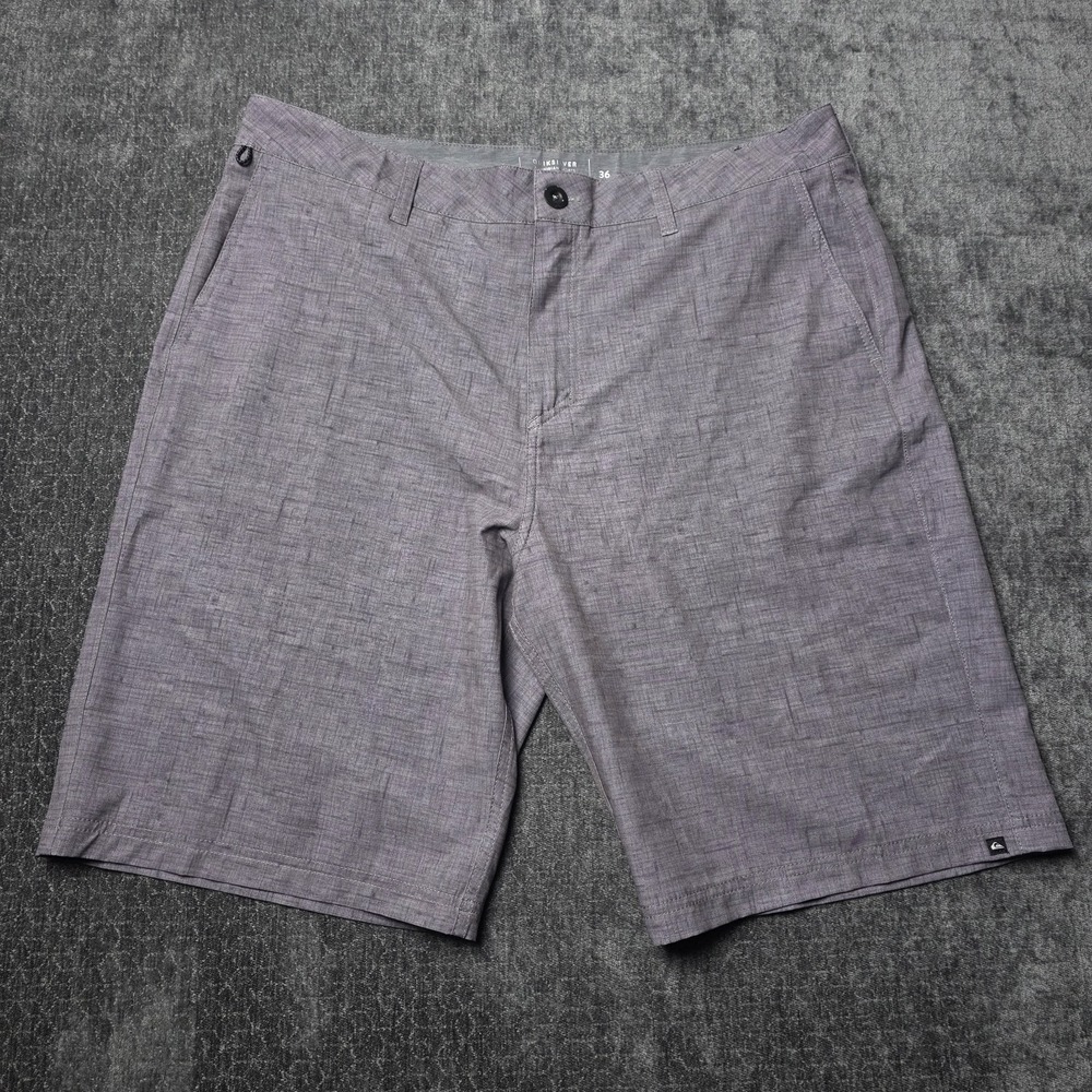 Quiksilver Amphibian Shorts Mens 36 Hybrid Boardwalk Swim Trunks 10" Inseam Surf